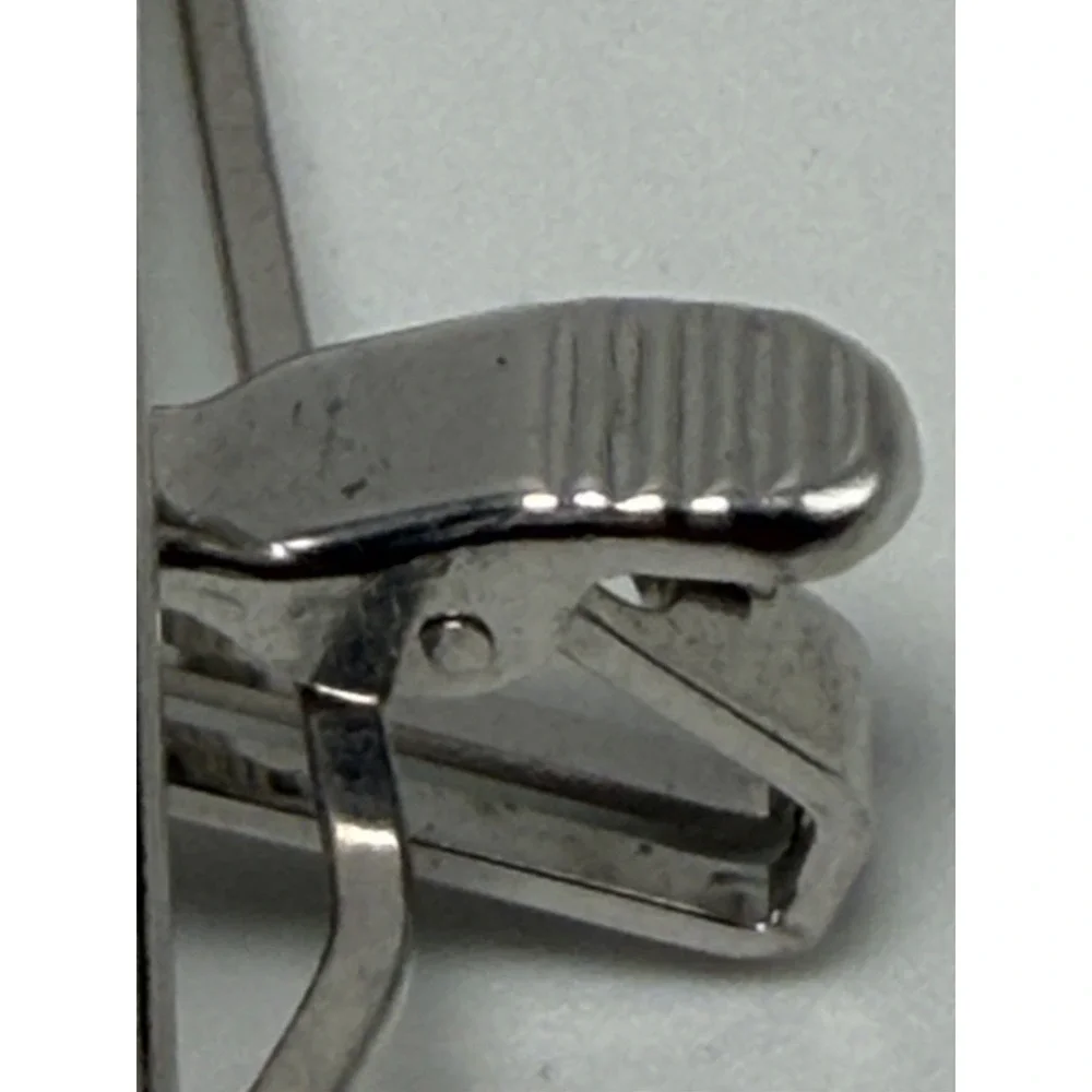 Mitsubishi 1969 Tie Clip Vintage Silver Toned Rare 2.5